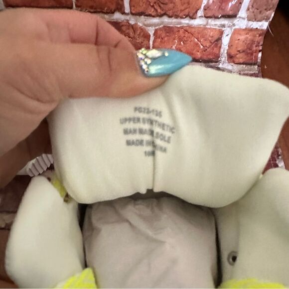 NIB Poster Grl funky wave neon green laced platform Rave sneakers Sz 10 - Picture 7 of 8